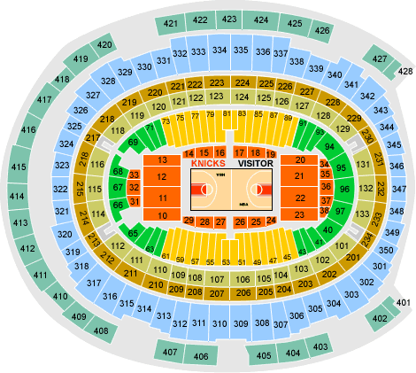 Interactive Map of Madison Square Garden
