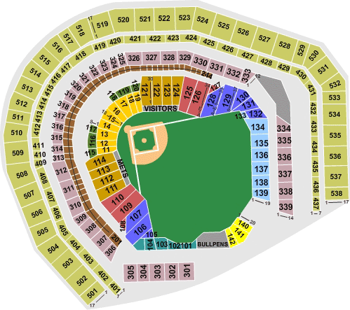 Interactive Map of Citi Field
