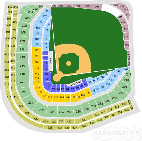Interactive Map of Wrigley Field